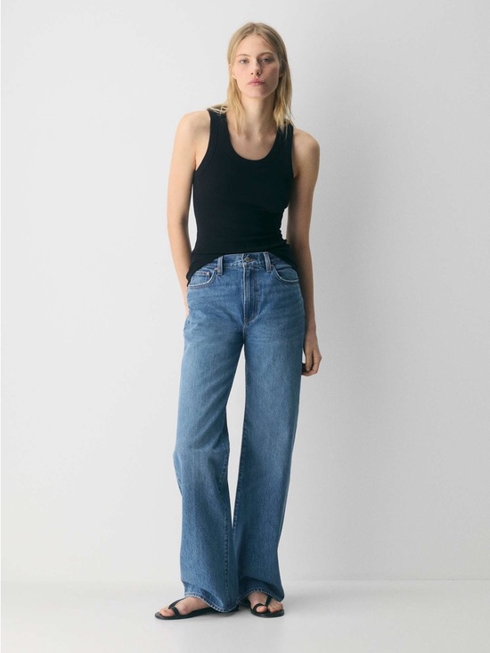 Denim Forum Denim - Aritzia Denim Forum “The Farrah High Rise Wide Leg 28L”